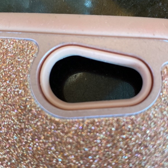 Case key Samsung galaxy phone case brand new Rose gold color sparkle - Picture 7 of 12